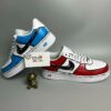 Red Blue Art Air Force 1 Custom