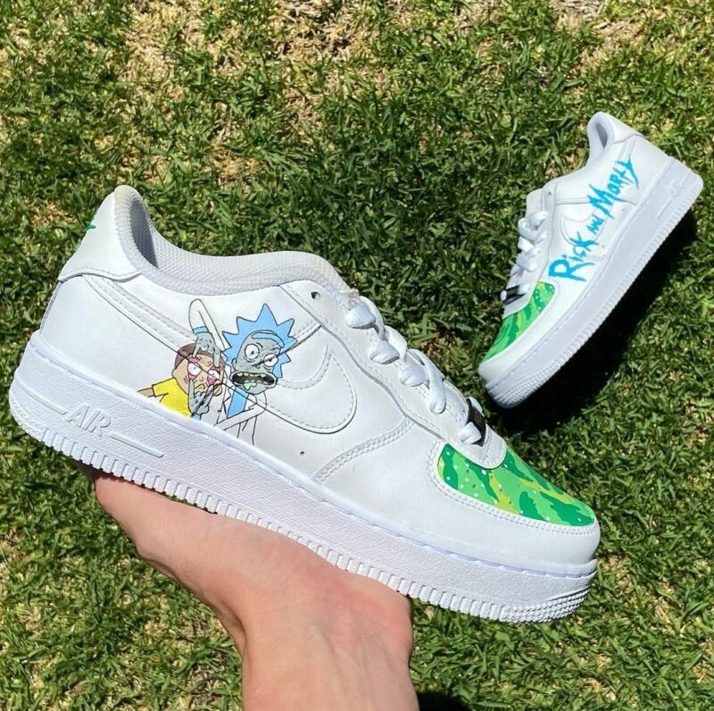 Rick and Morty Air Force 1 Custom