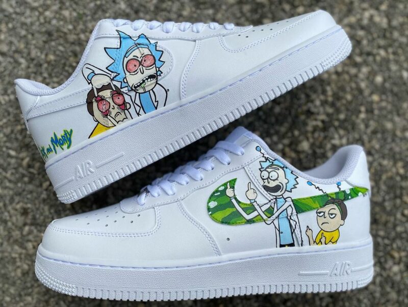 Rick and Morty Air Force 1 Custom