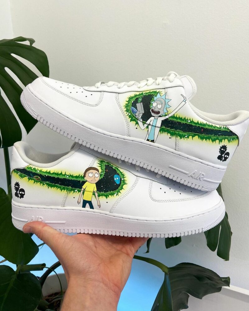 Rick and Morty Air Force 1 Custom