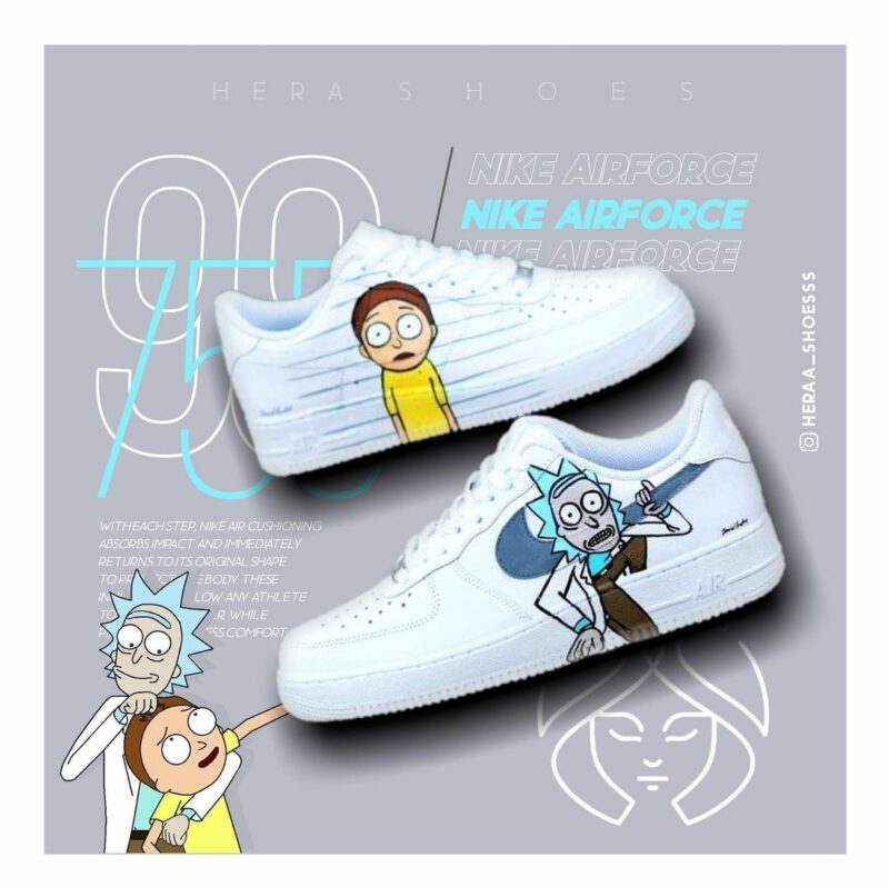 Rick and Morty Air Force 1 Custom