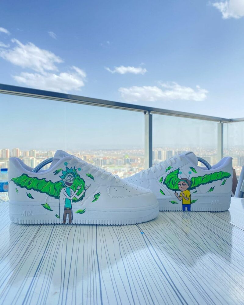 Rick and Morty Air Force 1 Custom