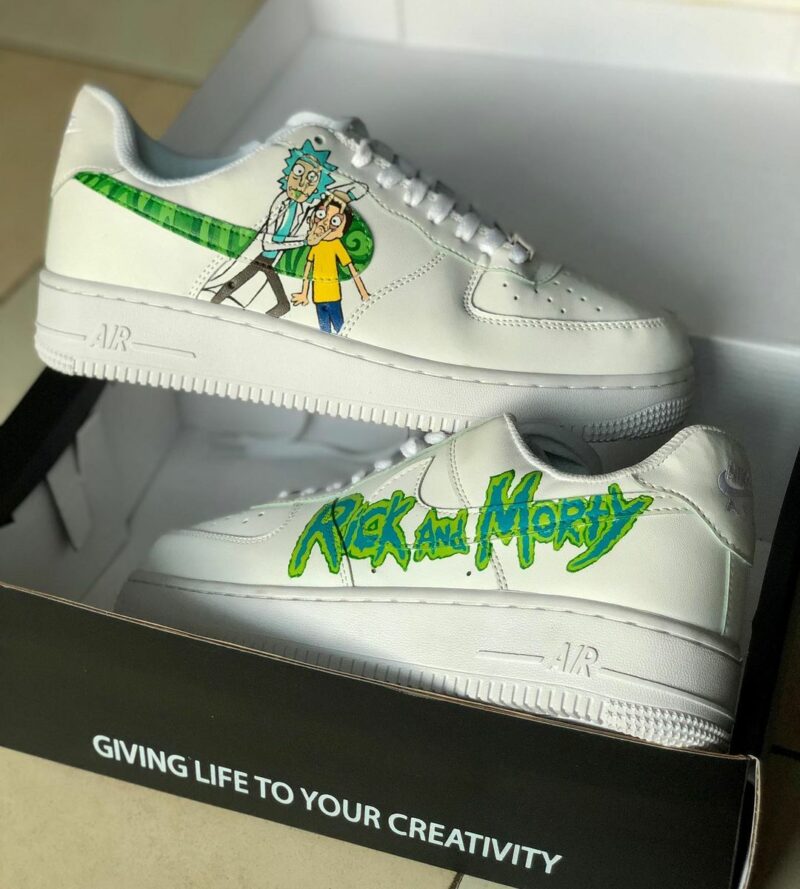 Rick and Morty Air Force 1 Custom