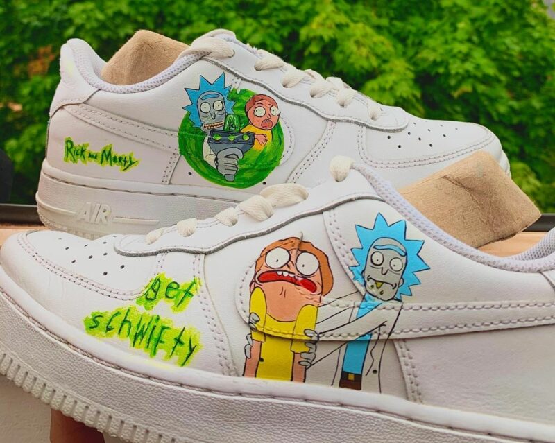 Rick and Morty Air Force 1 Custom