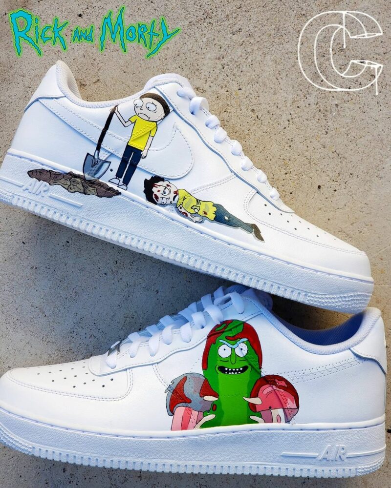 Rick and Morty Air Force 1 Custom