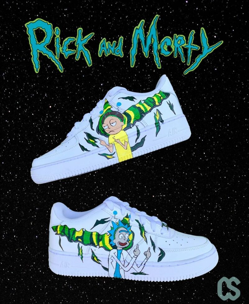 Rick and Morty Air Force 1 Custom