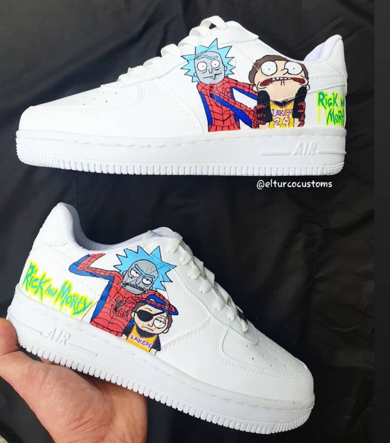 Rick and Morty Air Force 1 Custom