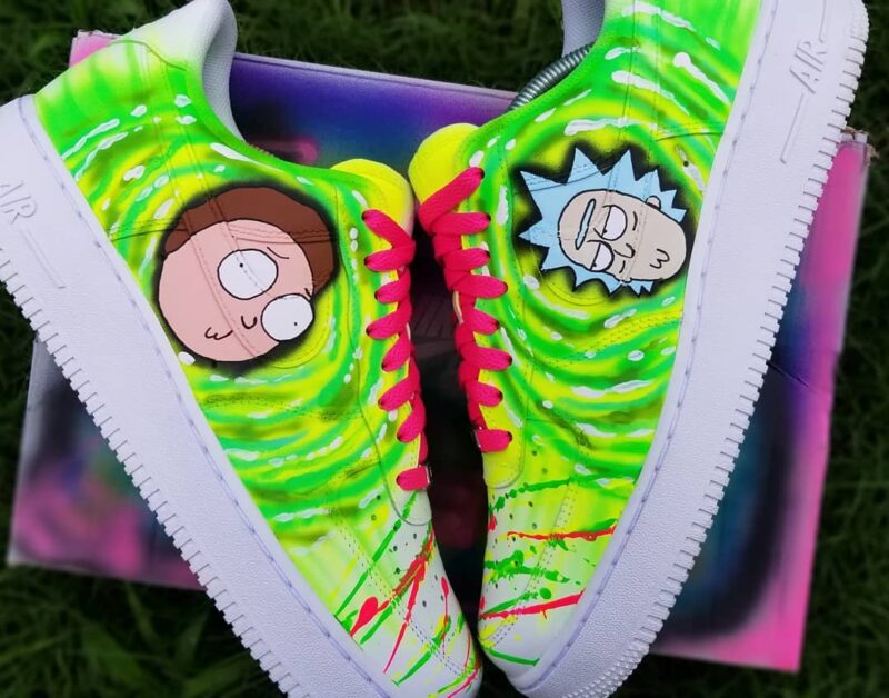 Rick and Morty Air Force 1 Custom