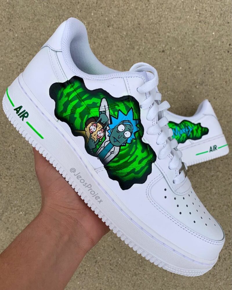 Rick and Morty Air Force 1 Custom