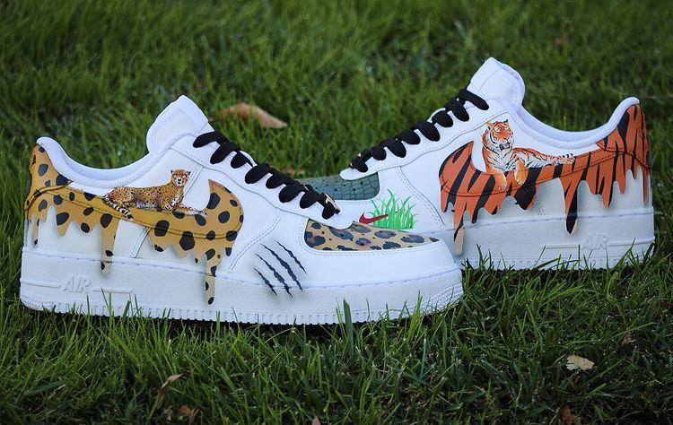 Safari Drip Air Force 1 Custom