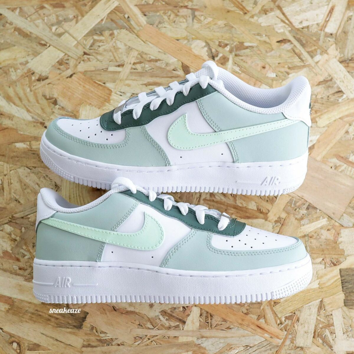 Sage Green Air Force 1 Custom