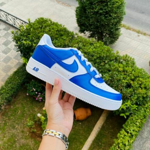 Sapphire Pearlescent Blue Air Force 1 Custom