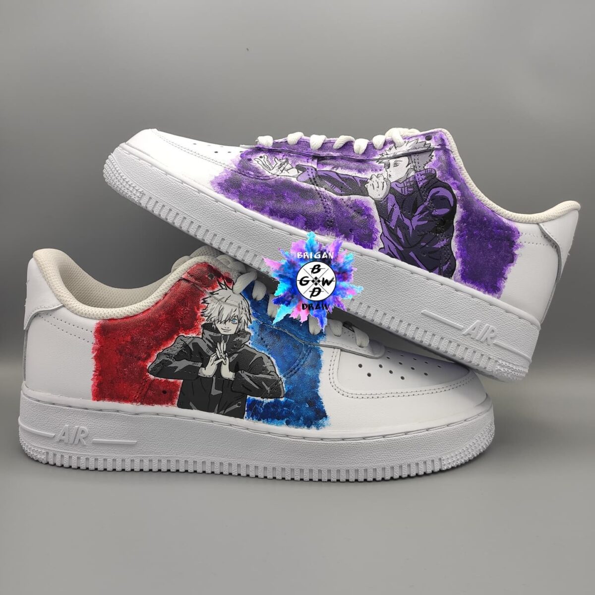 Satoru Gojo Air Force 1 Custom