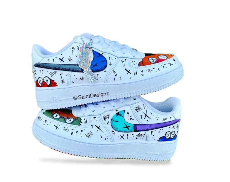 Sesame Street x Kaws Air Force 1 Custom