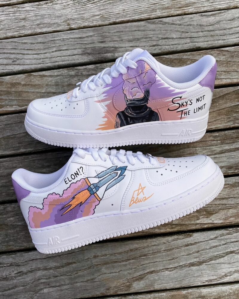 Spaceman Air Force 1 Custom