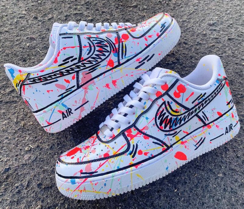 Splatter Cartoon Air Force 1 Custom