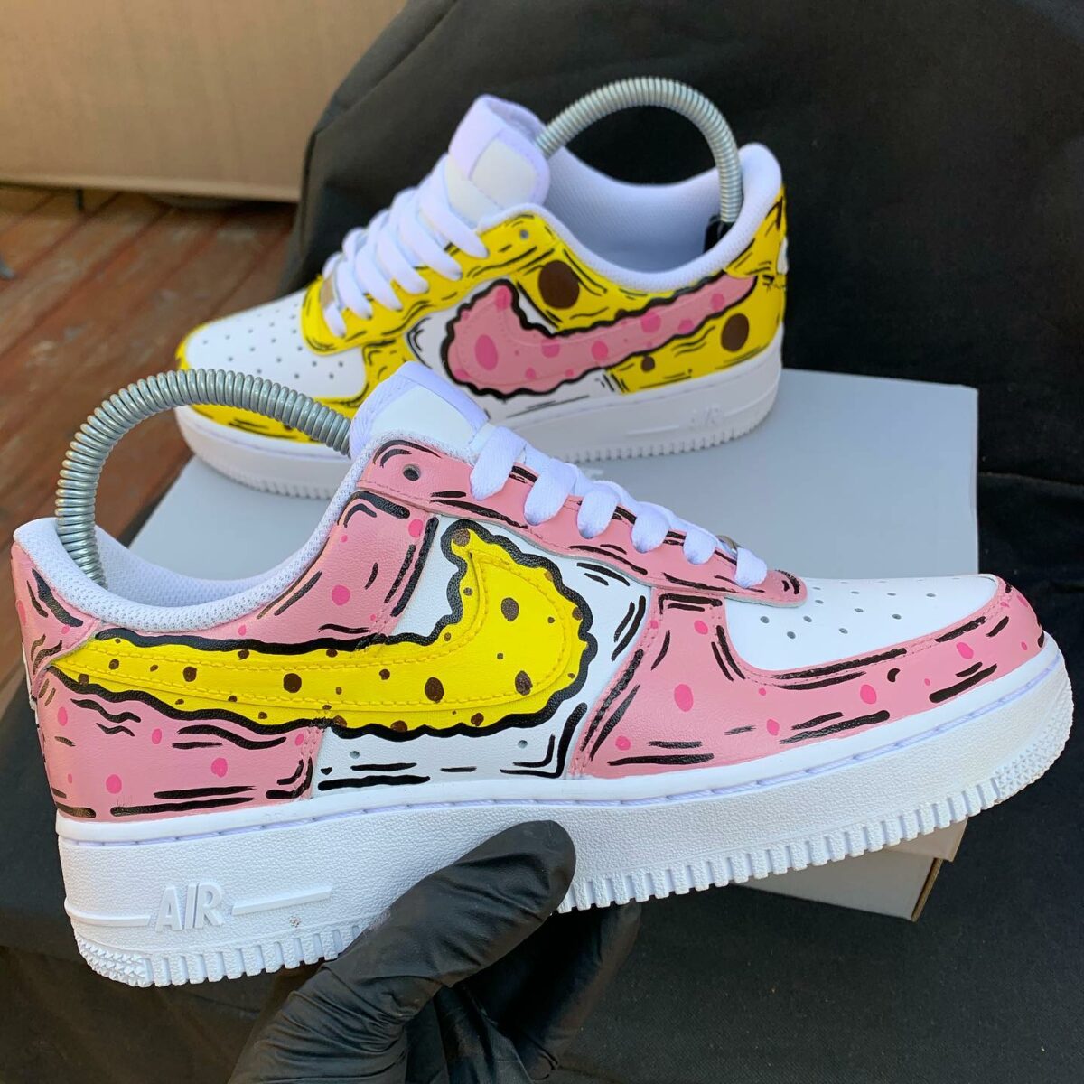 Spongebob and Patrick Air Force 1 Custom, Hand Painted Gift, AF1 ...