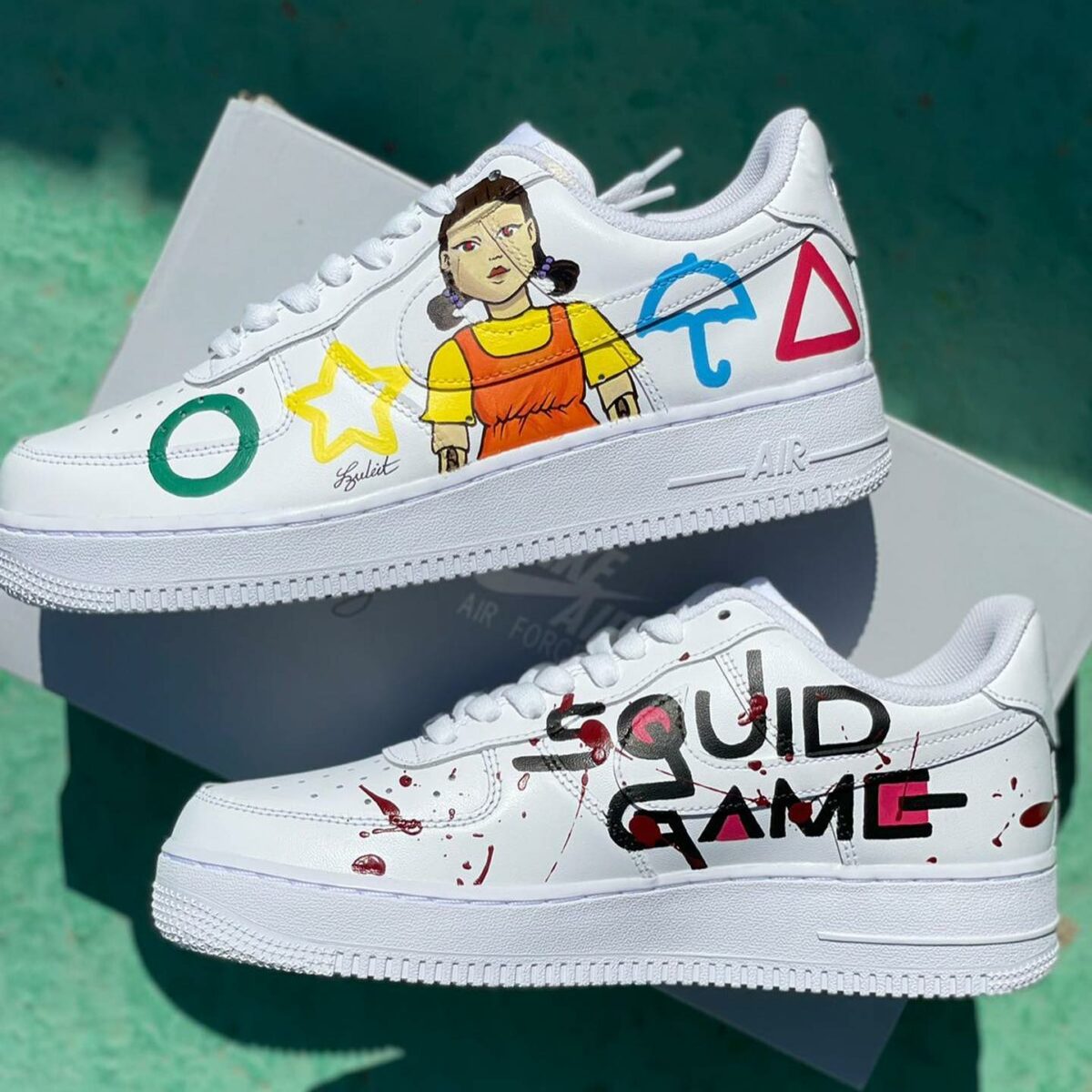 Squid Game Air Force 1 Custom