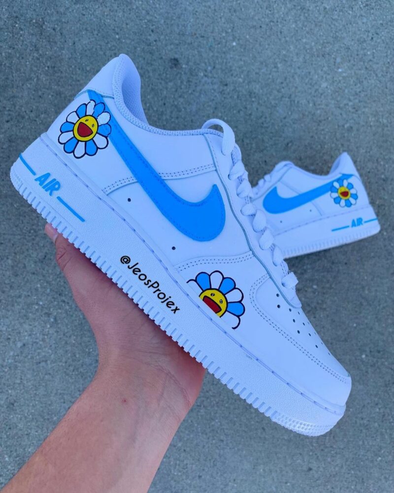 Takashi Murakami Blue Air Force 1 Custom