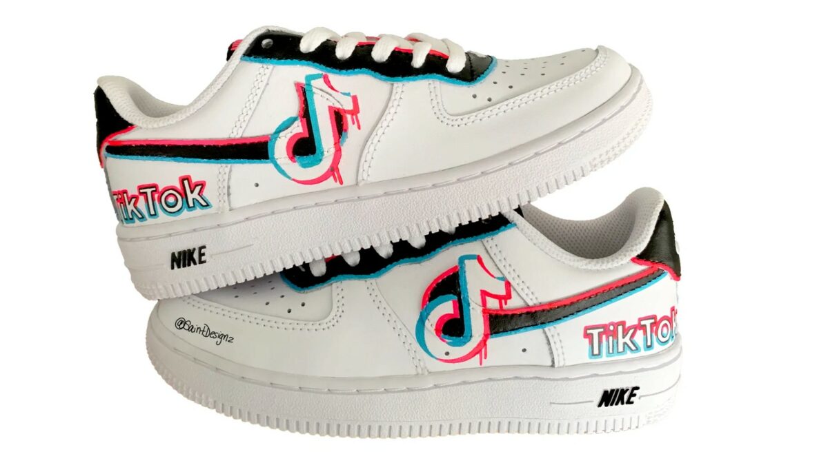 Tik Tok Air Force 1 Custom