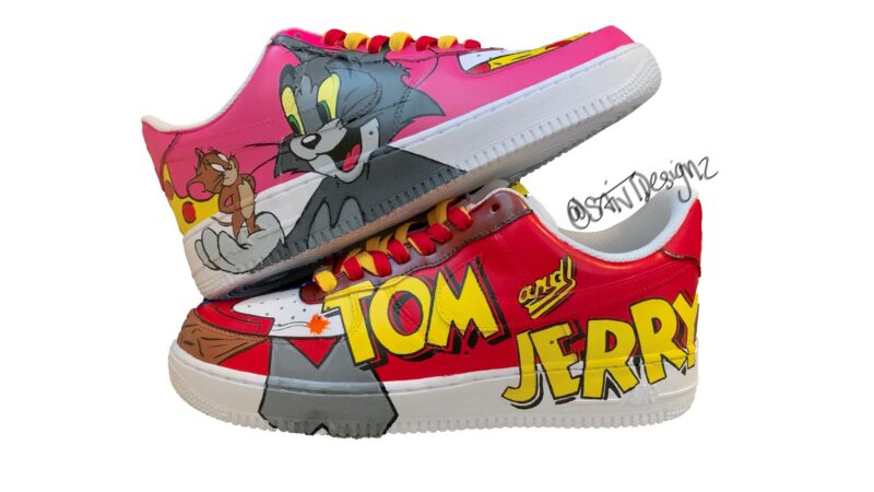 Tom and Jerry Air Force 1 Custom