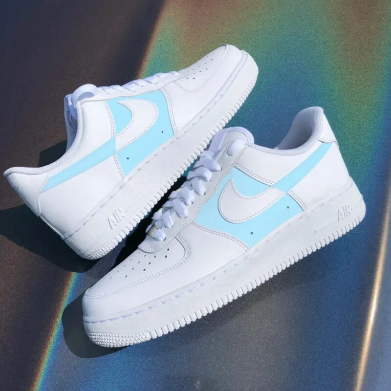 Pale Sky Blue Air Force 1 Custom