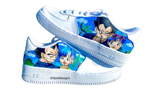 Vegeta and Bulma Air Force 1 Custom