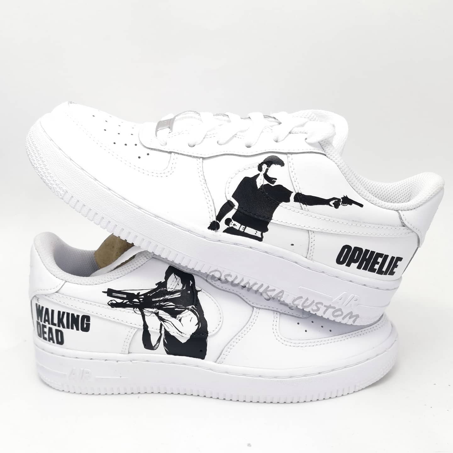 Walking Dead Air Force 1 Custom, Air Force 1, Custom Sneakers ...