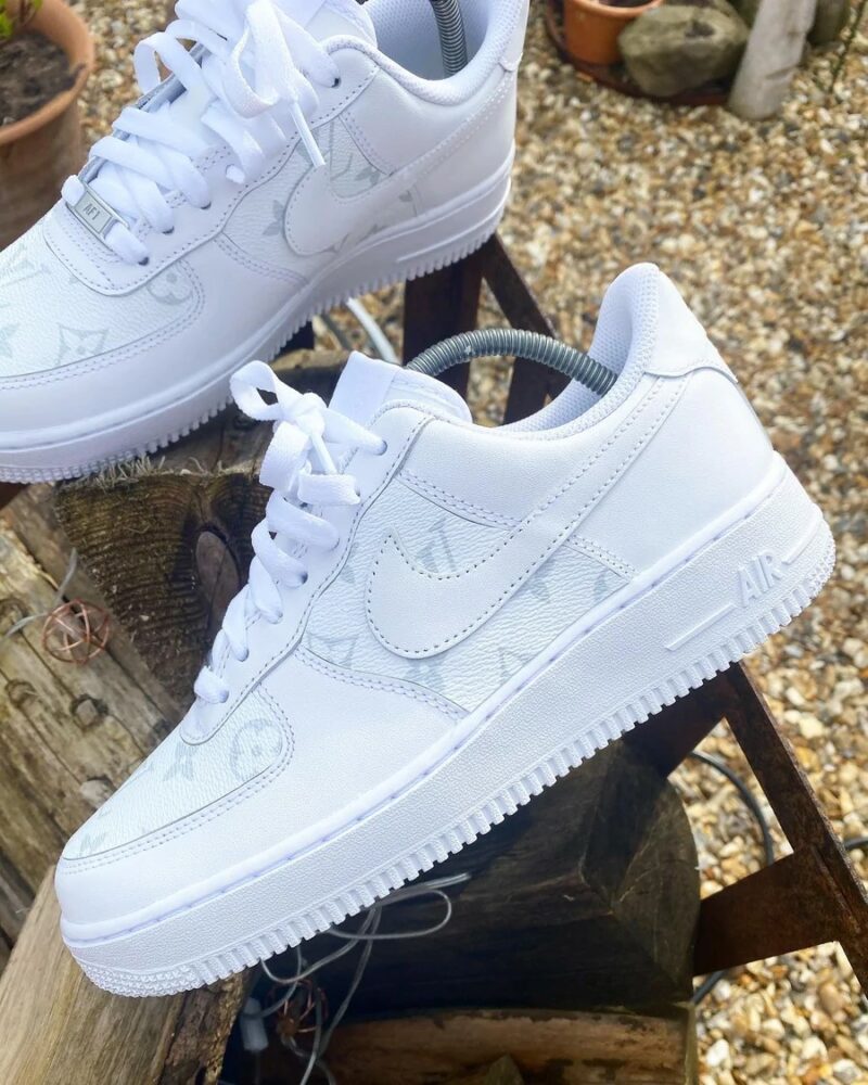 White Air Force 1 Custom