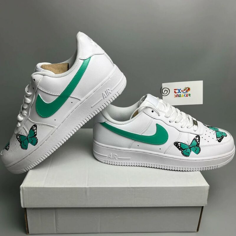 Green Butterfly Air Force 1 Custom