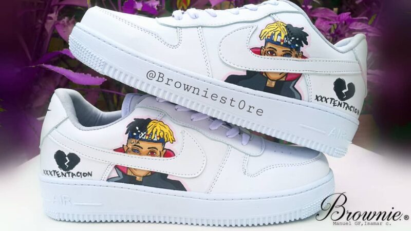 XXX TENTACION Air Force 1 Custom