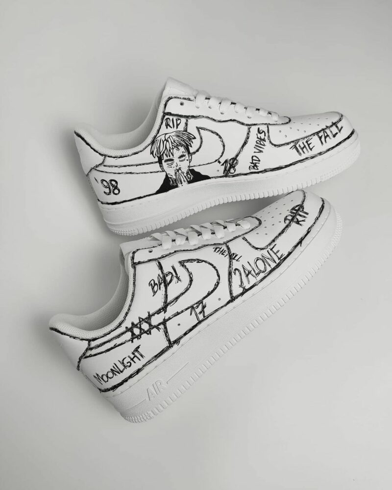 XXXtentacion Sketch Air Force 1 Custom