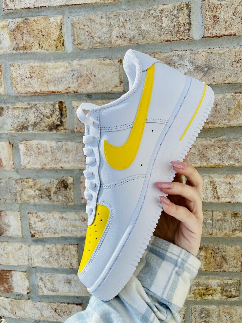 Yellow Air Force 1 Custom