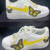 Yellow Butterfly Air Force 1 Custom