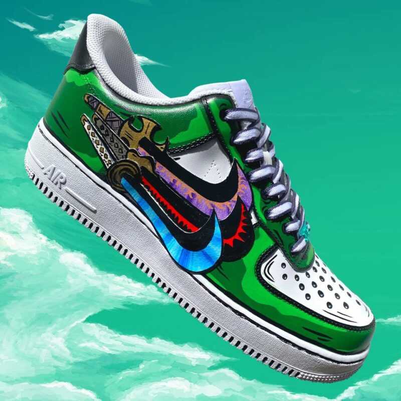 One Piece - Zoro Air Force 1 Custom