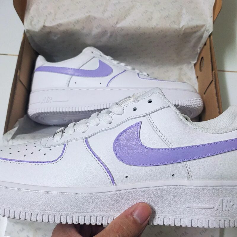 Purple Air Force 1 Custom