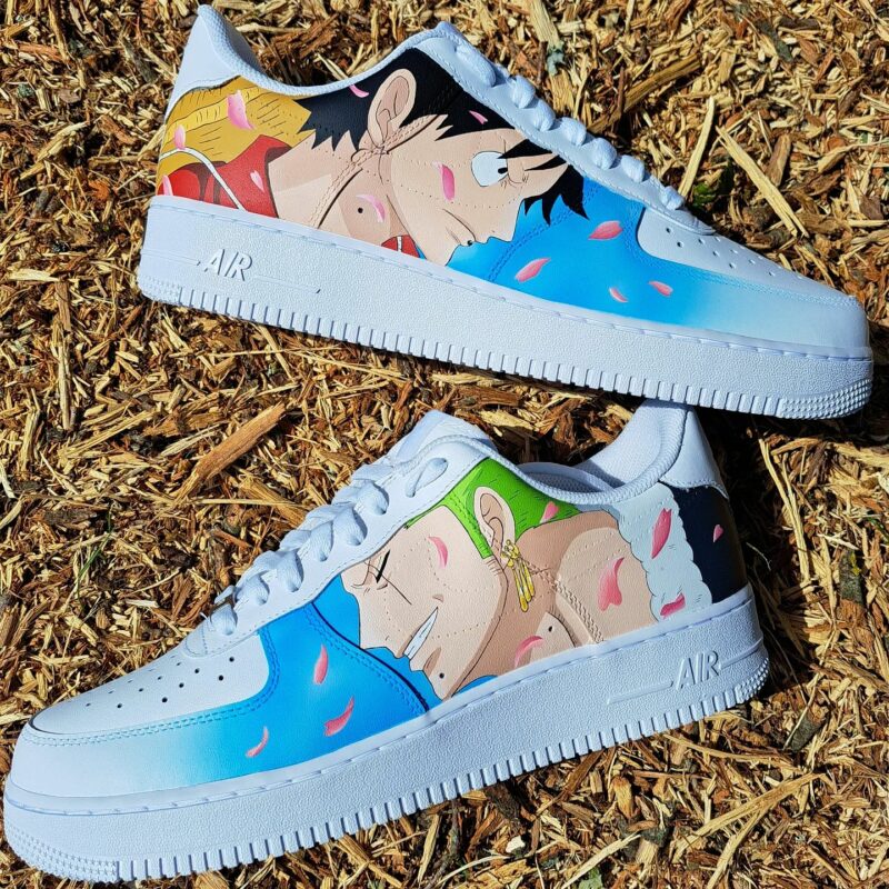 One Piece - Luffy x Zoro Air Force 1 Custom