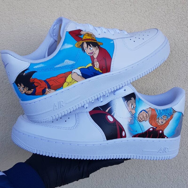 Goku X Luffy Air Force 1 Custom