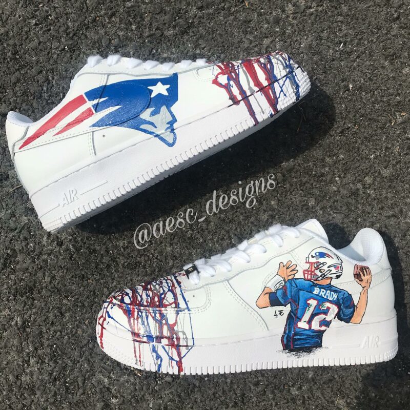 Tom Brady Air Force 1 Custom