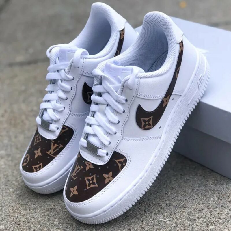 Brown Luxury Air Force 1 Custom