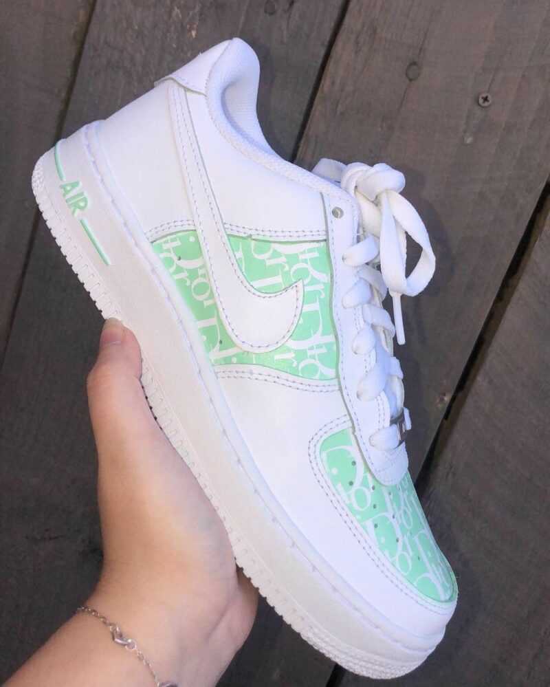 Mint Dior Air Force 1 Custom