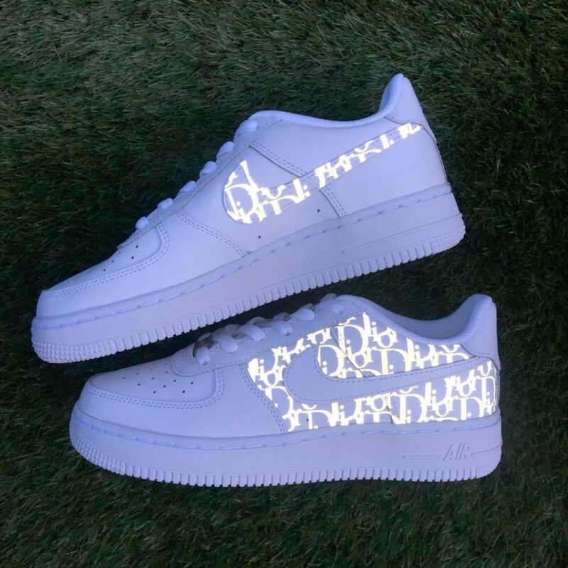 Dior Reflective Air Force 1 Custom