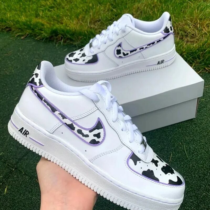 Black Cow Air Force 1 Custom