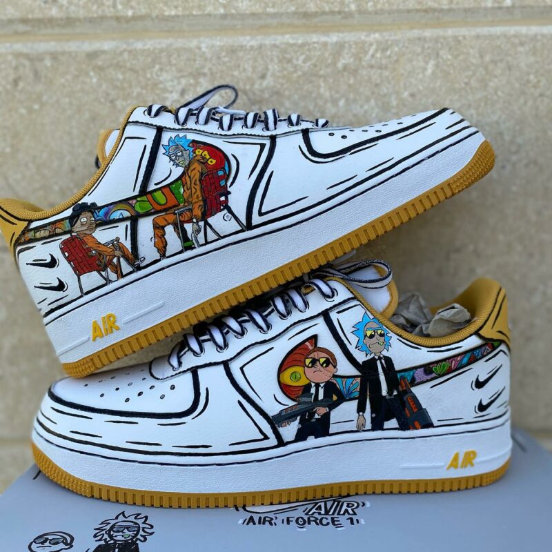 Rick and Morty Air Force 1 Custom