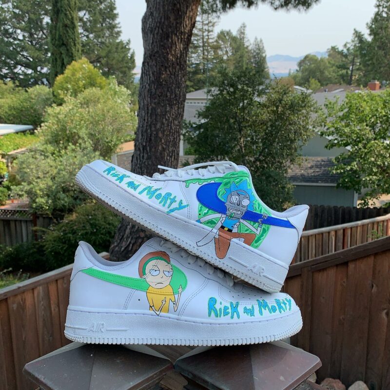 Rick and Morty Air Force 1 Custom