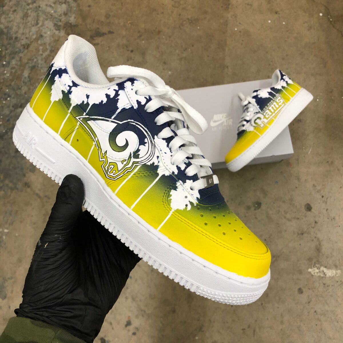 Custom Los Angeles Rams Air Force 1