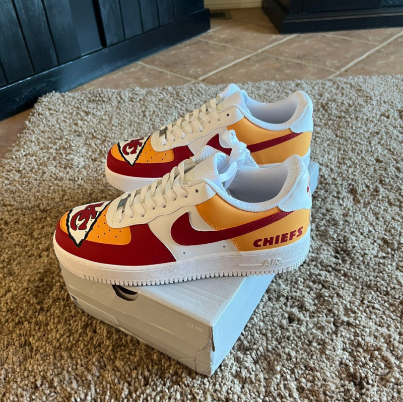 Custom Kansas City Chiefs Air Force 1