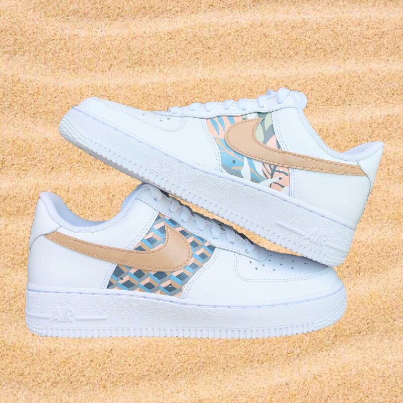 Nude Patterns Air Force 1 Custom