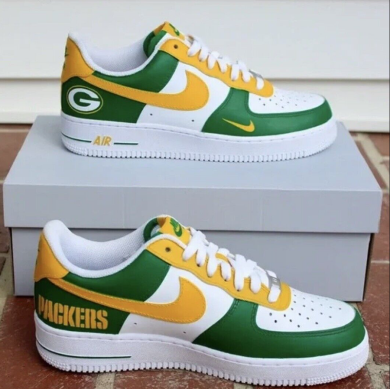 Custom Green Bay Packers Air Force 1