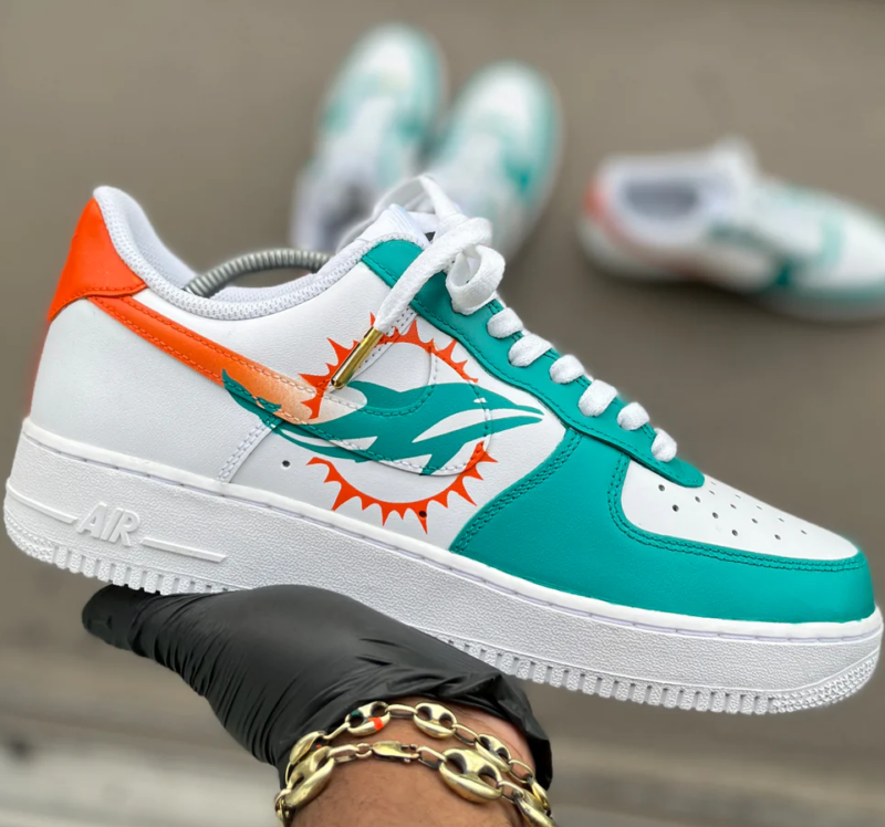 Custom Miami Dolphin Air Force 1